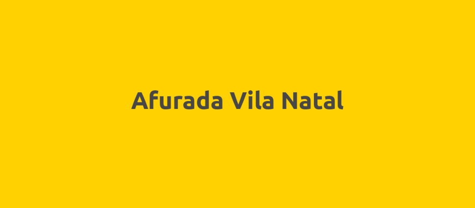 Afurada Vila Natal
