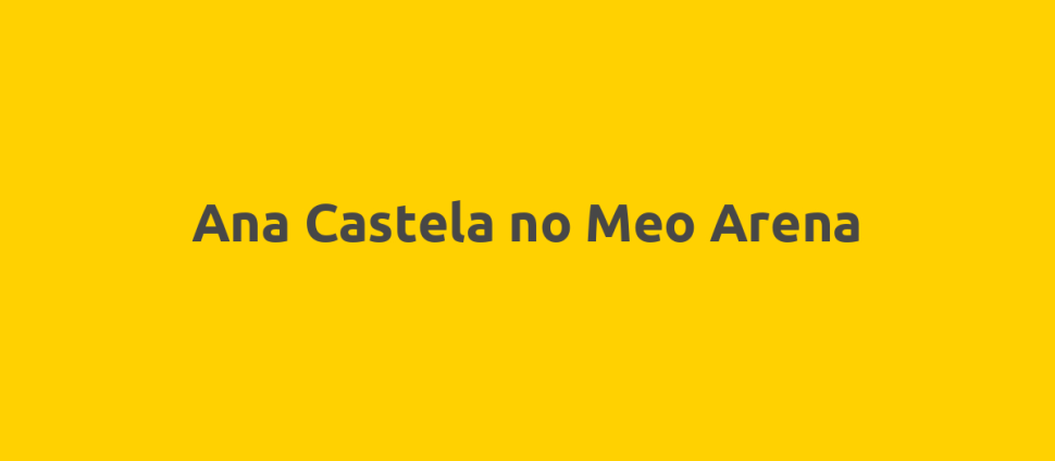 Ana Castela no Meo Arena