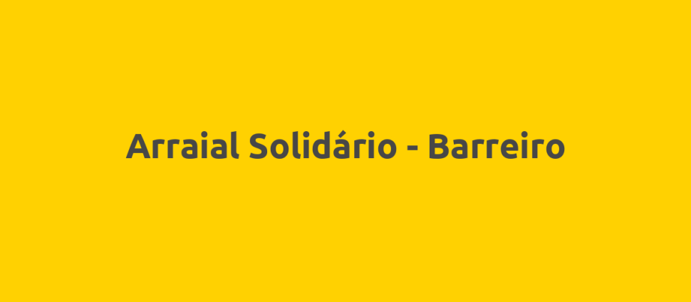 Arraial Solidário - Barreiro