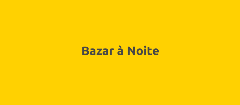 Bazar à Noite