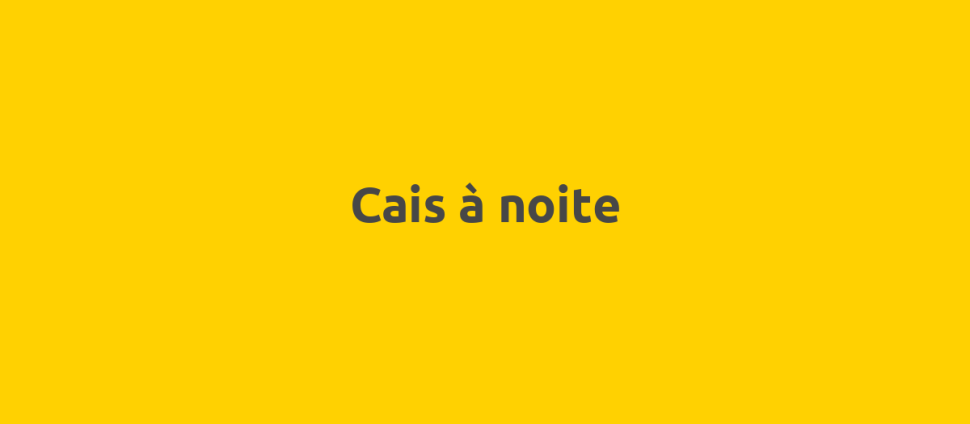 Cais à noite