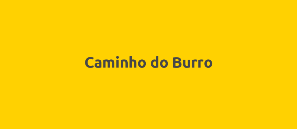 Caminho do Burro