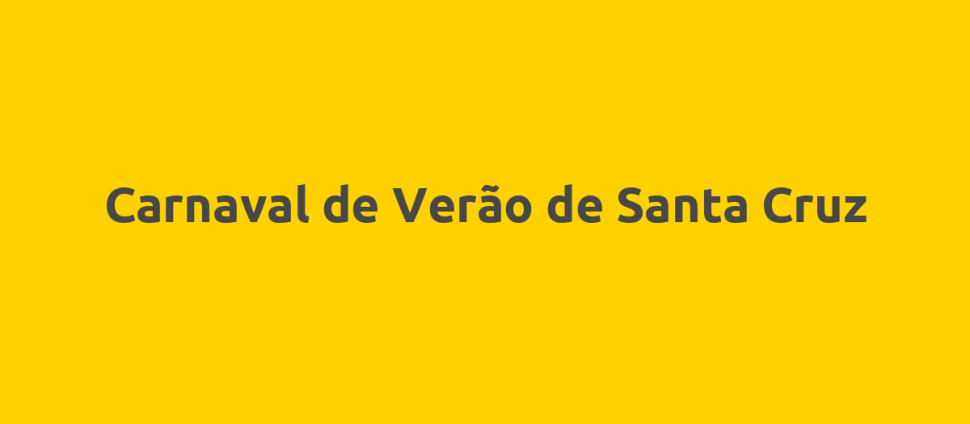Carnaval de Verão de Santa Cruz
