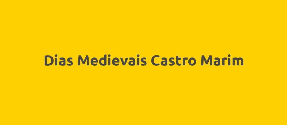 Dias Medievais Castro Marim