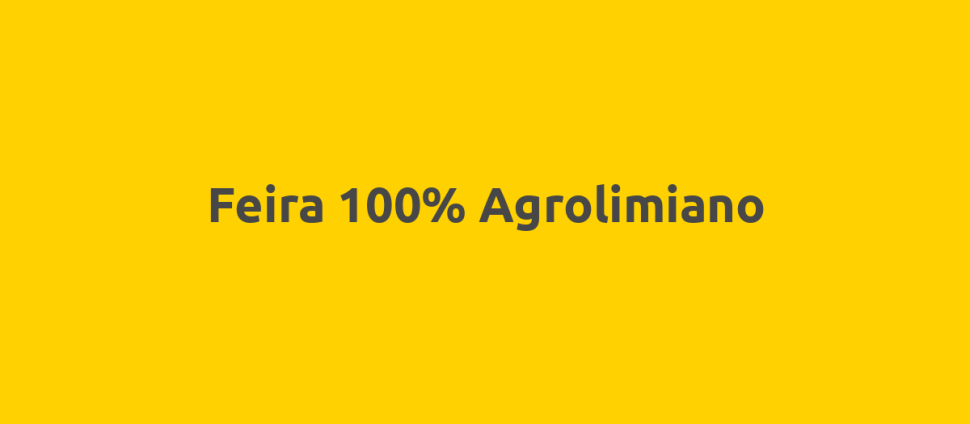 Feira 100% Agrolimiano