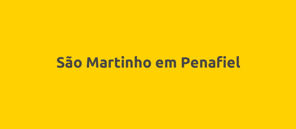 São Martinho em Penafiel