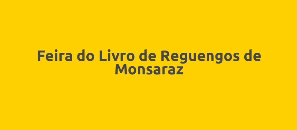Feira do Livro de Reguengos de Monsaraz