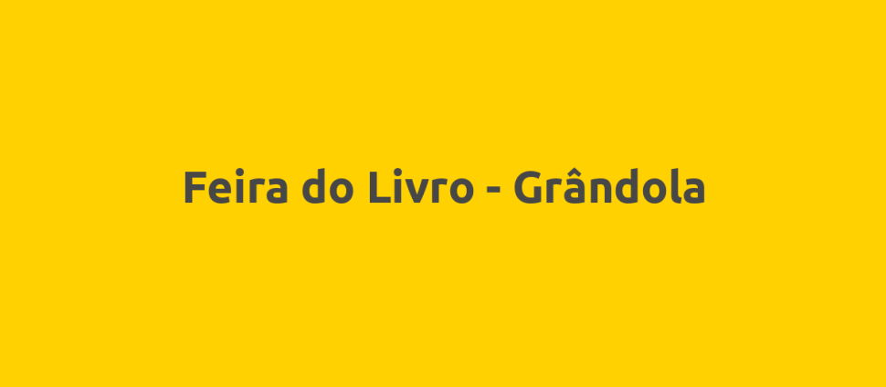 Feira do Livro - Grândola