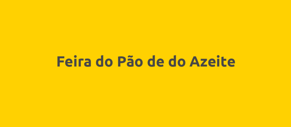 Feira do Pão de do Azeite