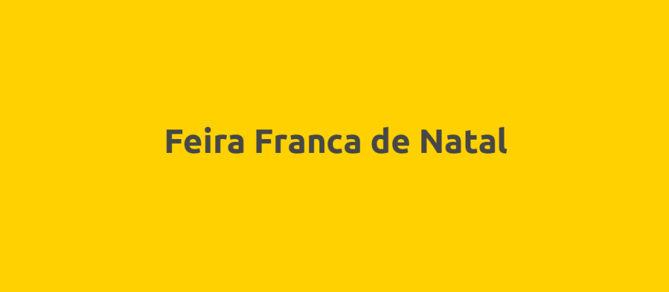 Feira Franca de Natal