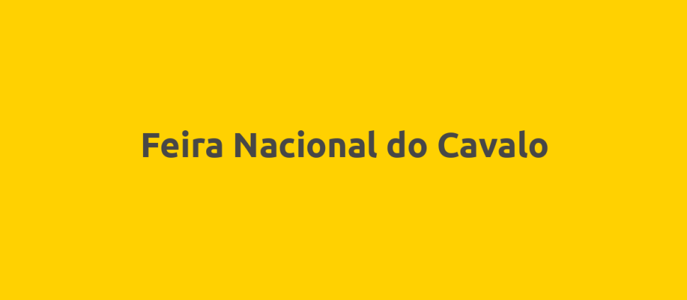 Feira Nacional do Cavalo