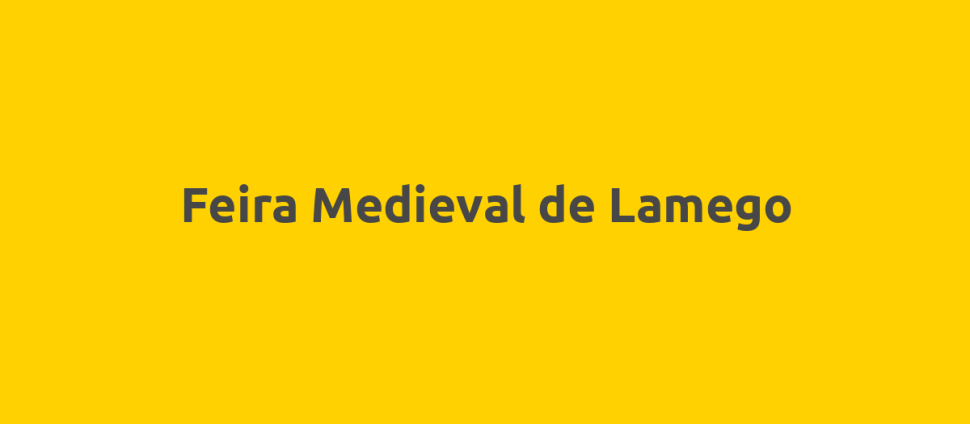 Feira Medieval de Lamego