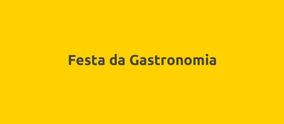 Festa da Gastronomia