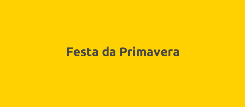 Festa da Primavera