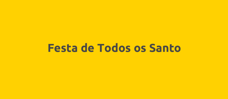 Festa de Todos os Santo
