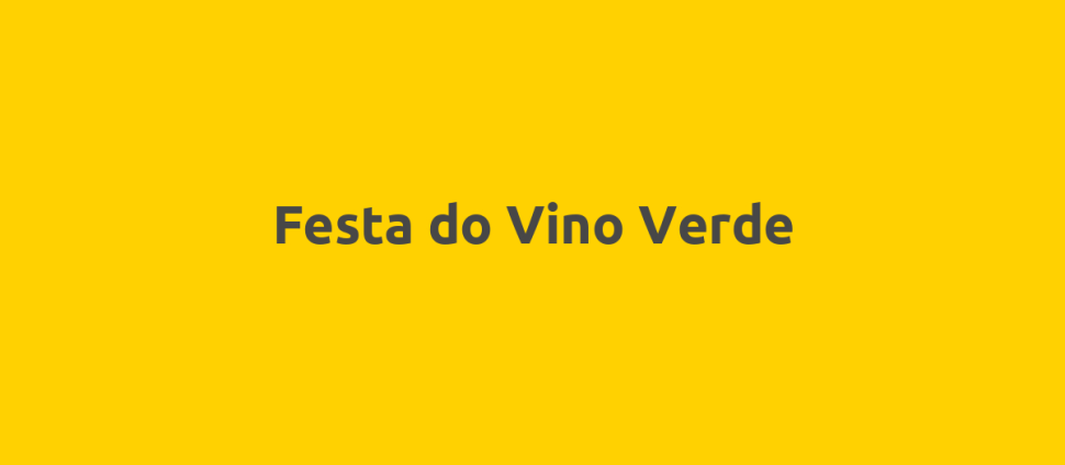 Festa do Vino Verde
