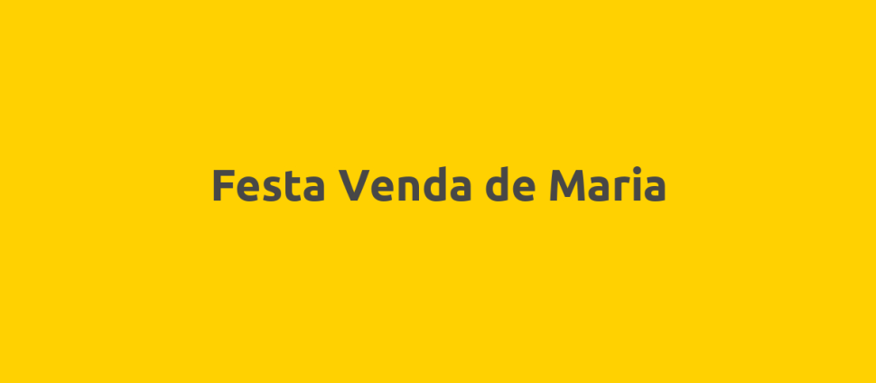 Festa Venda de Maria