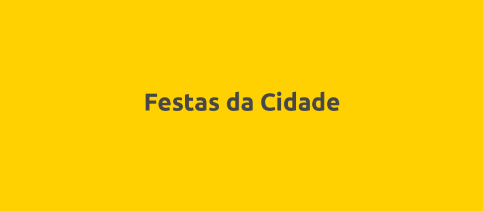 Festas da Cidade