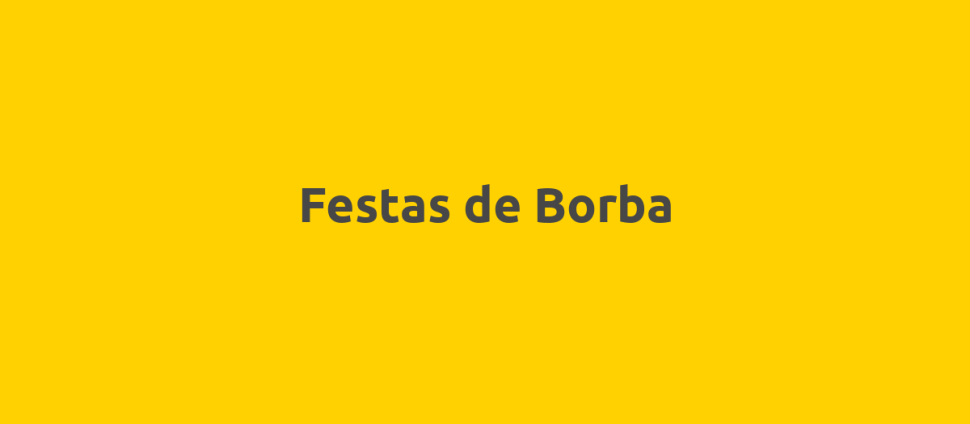 Festas de Borba