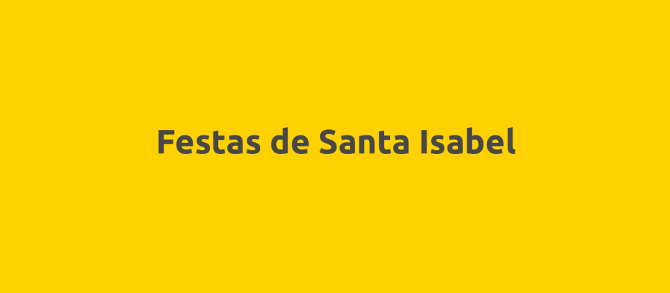 Festas de Santa Isabel