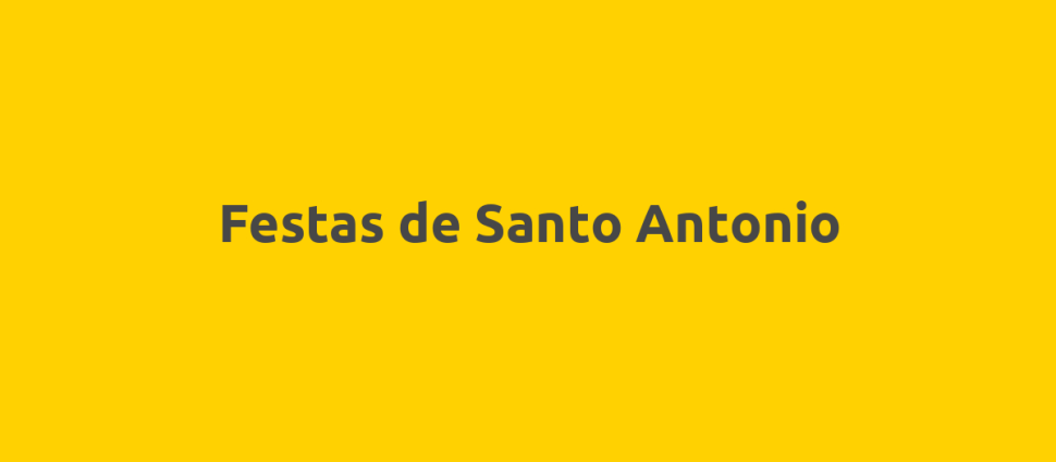 Festas de Santo Antonio