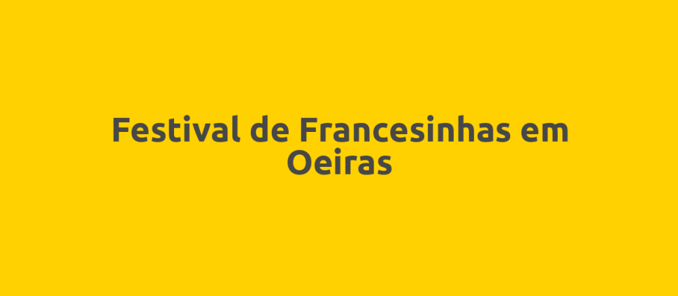 Festival de Francesinhas em Oeiras