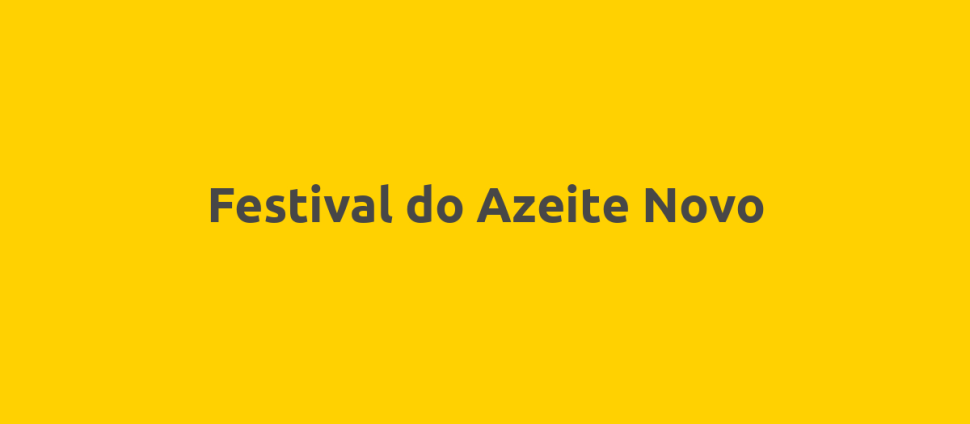 Festival do Azeite Novo