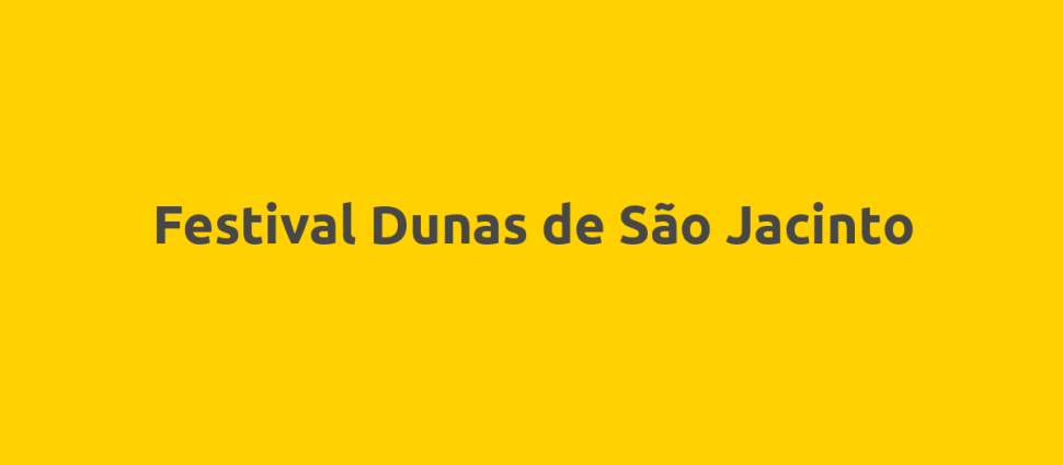 Festival Dunas de São Jacinto