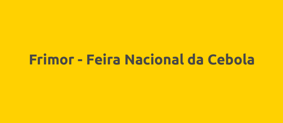 Frimor - Feira Nacional da Cebola
