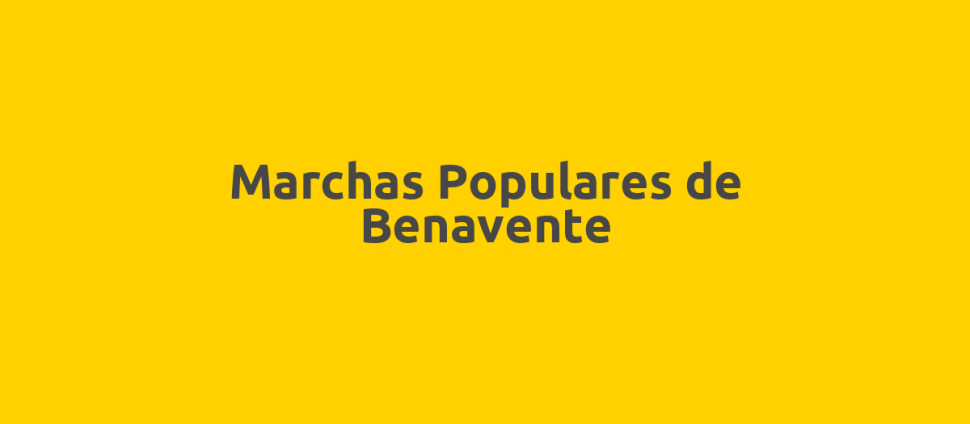 Marchas Populares de Benavente