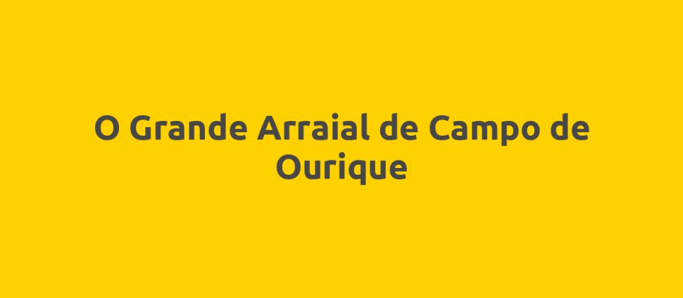 O Grande Arraial de Campo de Ourique