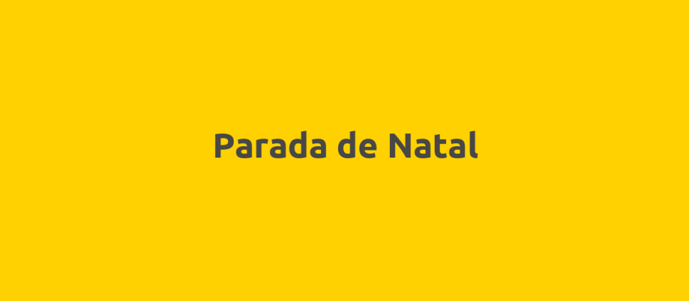 Parada de Natal