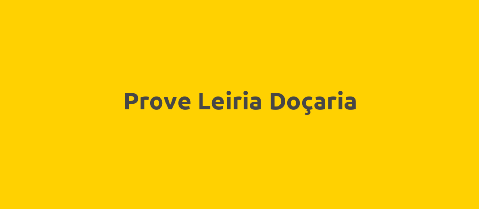 Prove Leiria Doçaria