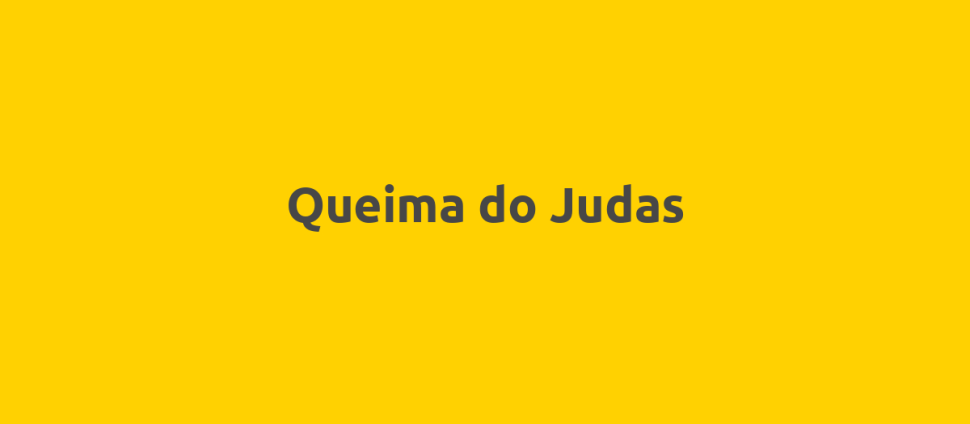 Queima do Judas