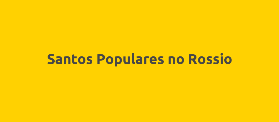 Santos Populares no Rossio
