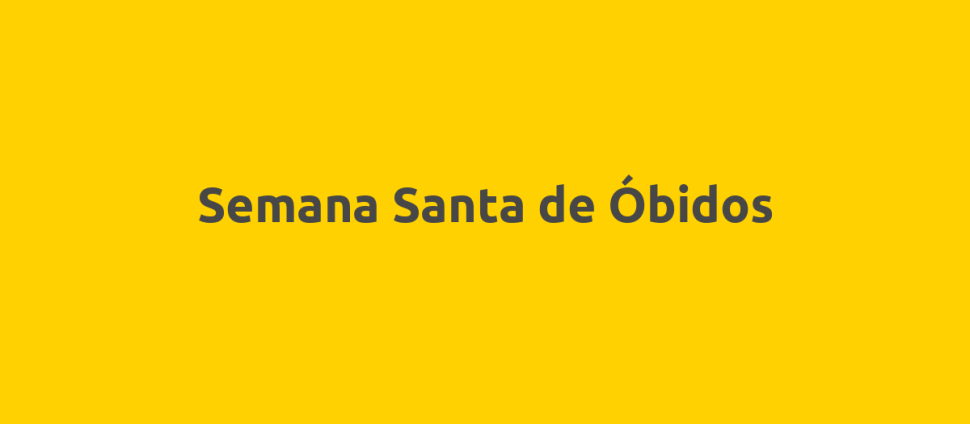 Semana Santa de Óbidos