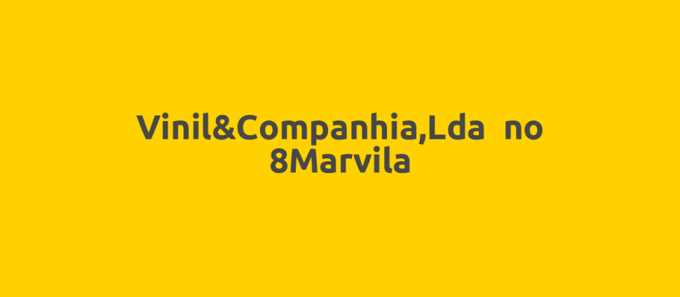 Vinil&Companhia,Lda  no 8Marvila