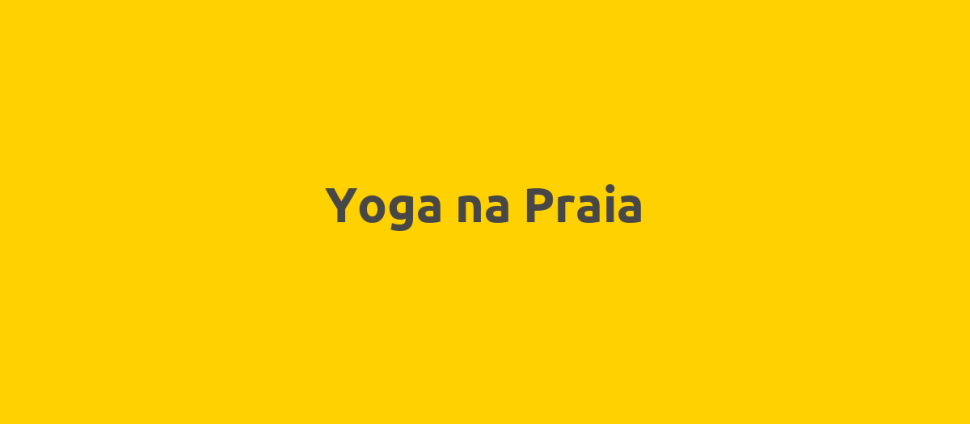 Yoga na Praia