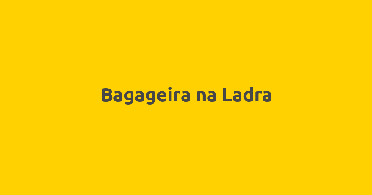 Bagageira na Ladra