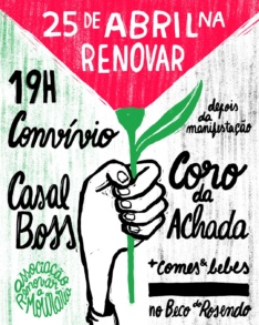 25 de Abril na Mouraria — Convívio no Beco do Rosendo