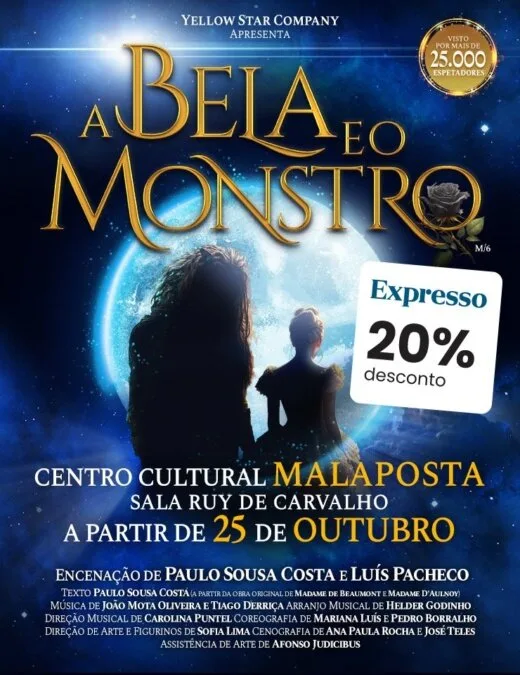 A Bela e o Monstro no Centro Cultural Malaposta