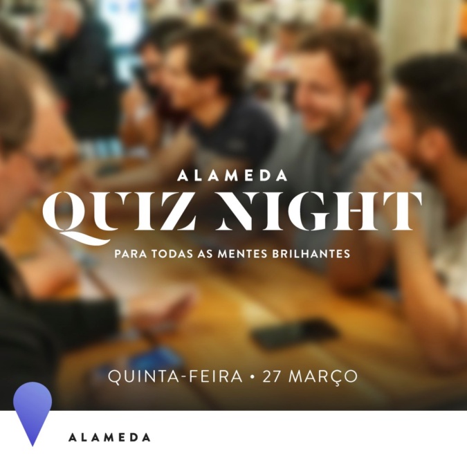 A próxima Quiz Night está prestes a chegar ao Alameda Shop&Spot