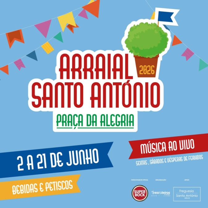 Arraial de Santo António na Praça da Alegria
