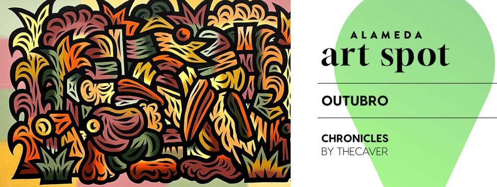 É fã de grafitis? Então não pode perder a exposição do THECAVER no Alameda Art Spot