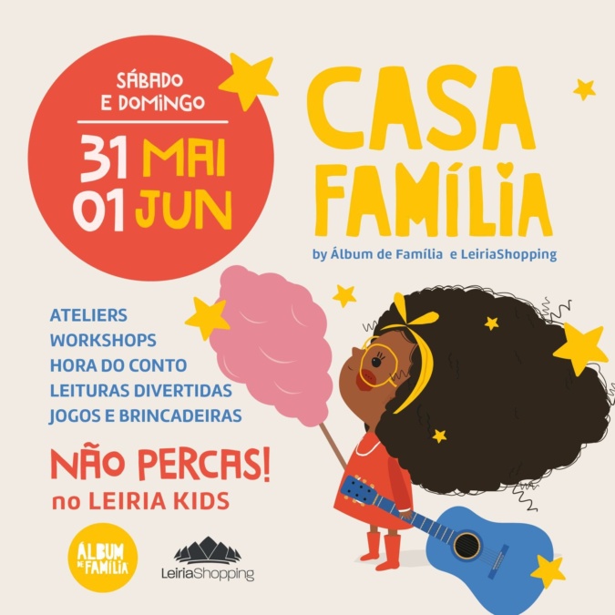 LeiriaShopping celebra Dia da Criança no festival Leiria Kids com um conjunto de atividades inesquecíveis