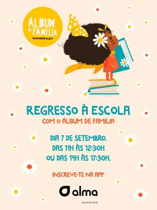 Domingo Criativo no Alma Shopping: o Álbum de Família celebra o regresso às aulas