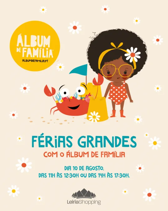 Domingo Criativo no LeiriaShopping: o Álbum de Família celebra as Férias Grandes!
