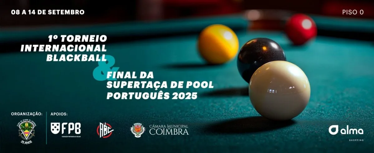 No Alma Shopping disputa-se o 1º Torneio Internacional de Blackball
