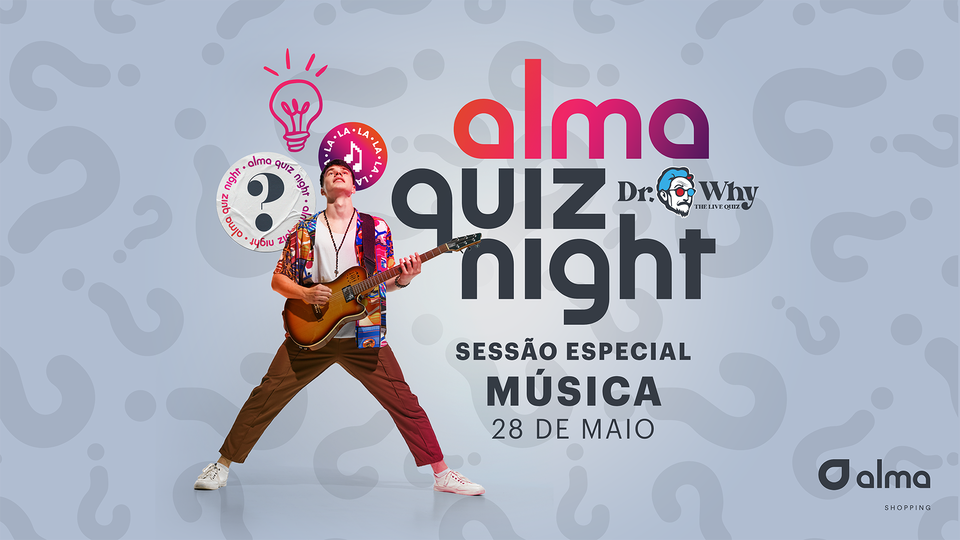 Alerta, fãs de música: A próxima Quiz Night do Alma Shopping promete desafiar os seus conhecimentos musicais