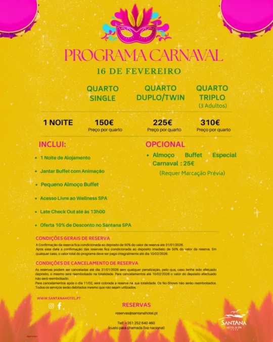 Carnaval 2026 Santana Hotel & SPA****
